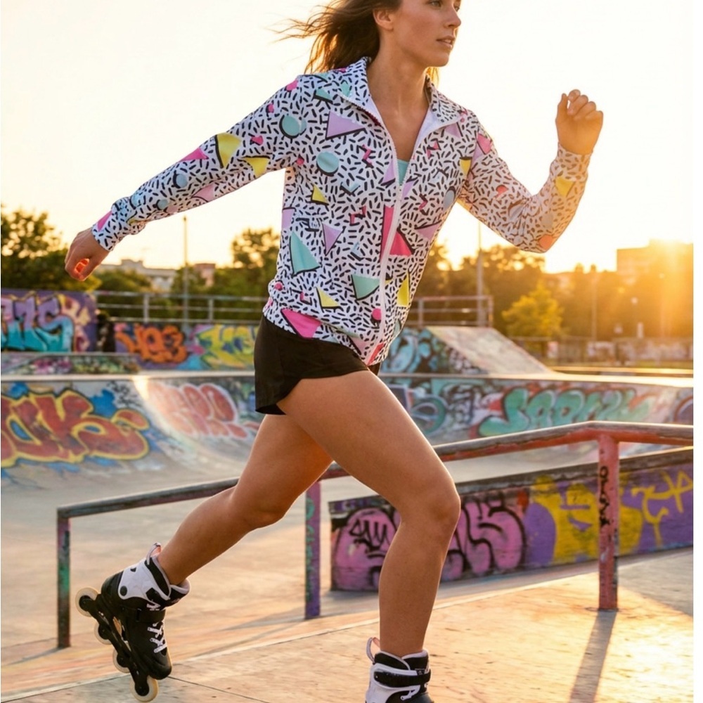 Colorful Geometric Pattern Jacket unisex